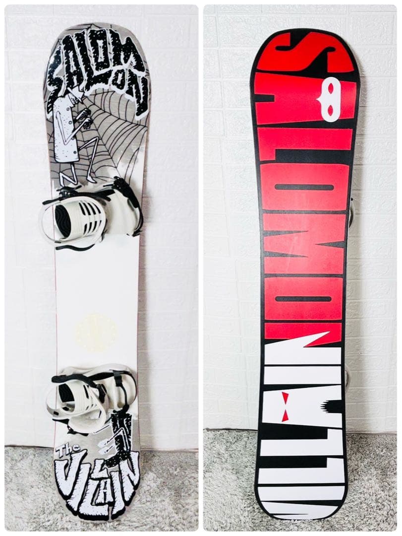 【初心者おすすめ】サロモン Villain スノーボード セット 150cm M