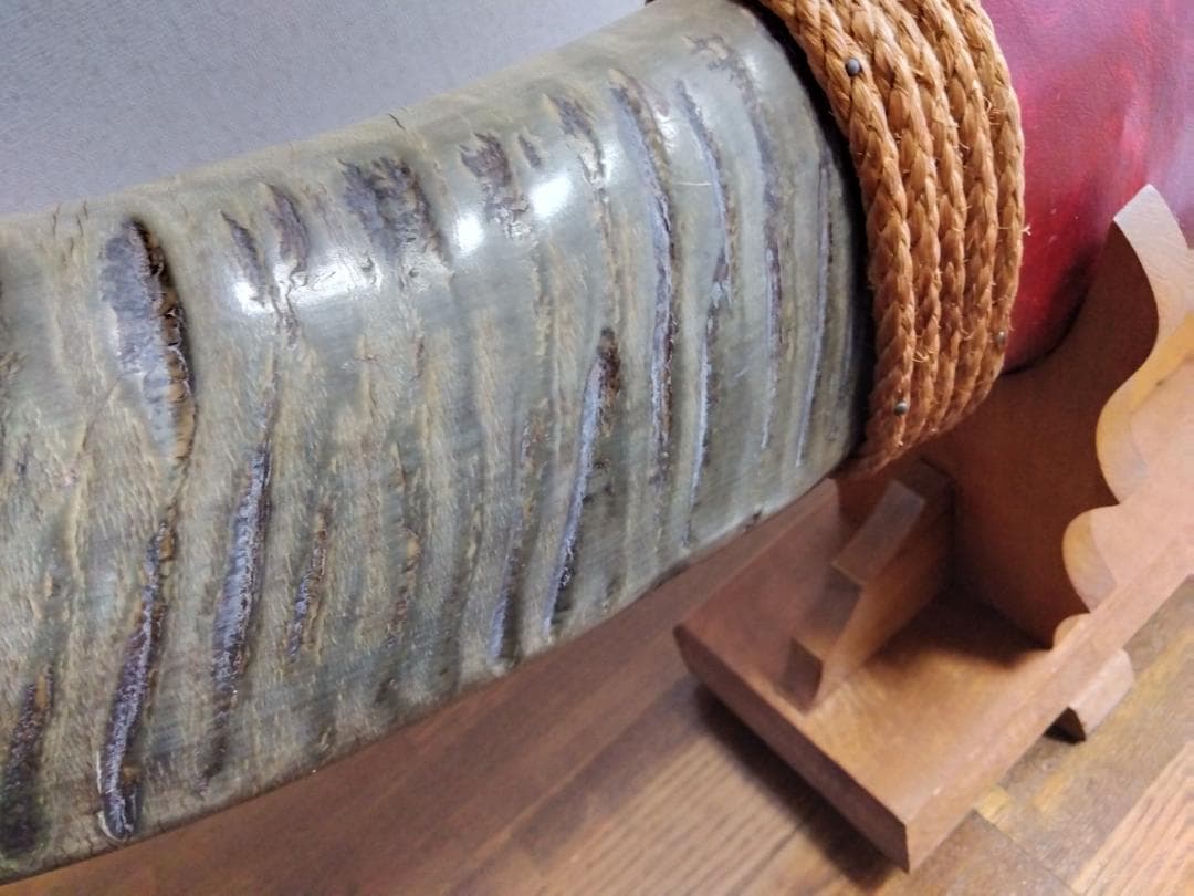 水牛の角の置物　希少　ビンテージ　骨董品　手渡し可（値引）