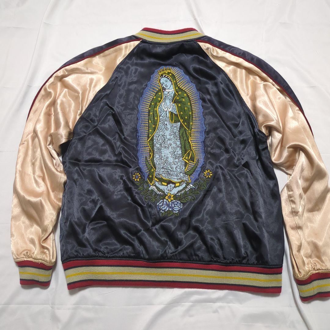 HOUSTON　ヒューストン　スカジャン　　刺繍　リバーシブル　Lサイズ