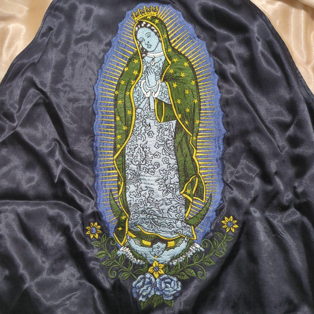 HOUSTON　ヒューストン　スカジャン　　刺繍　リバーシブル　Lサイズ