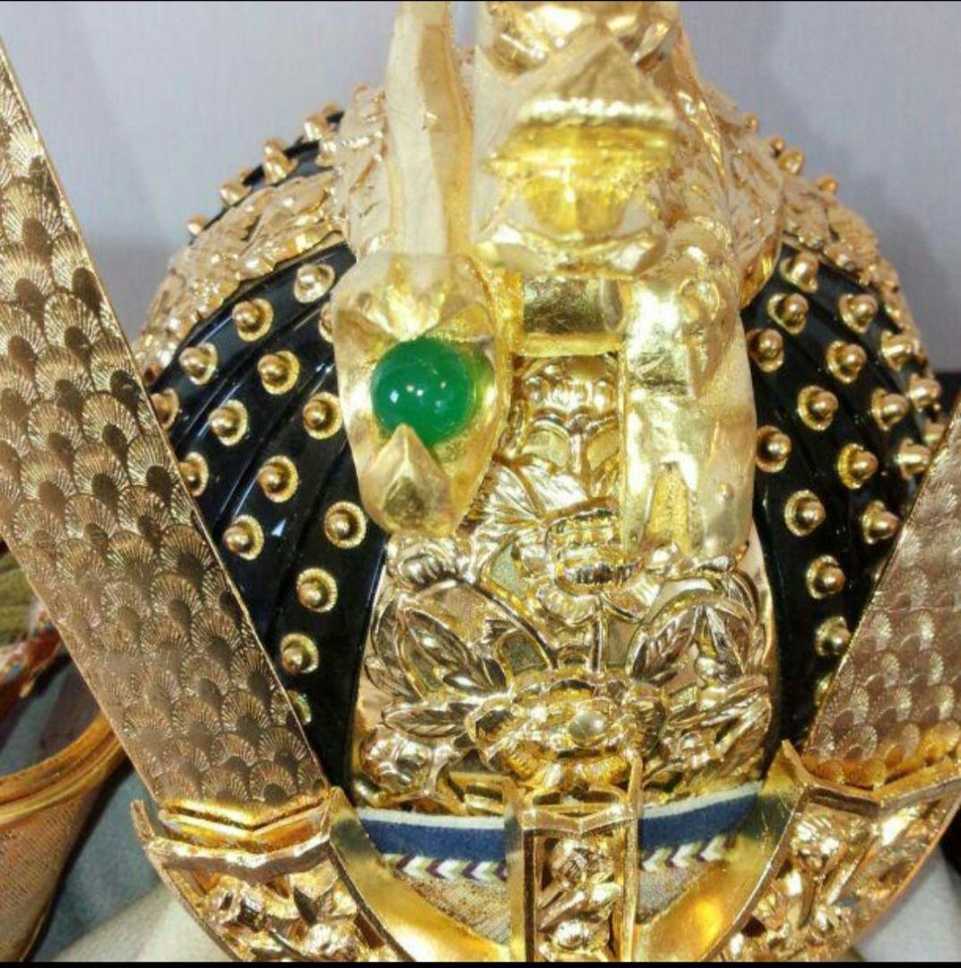 五月人形 高級兜 宝石