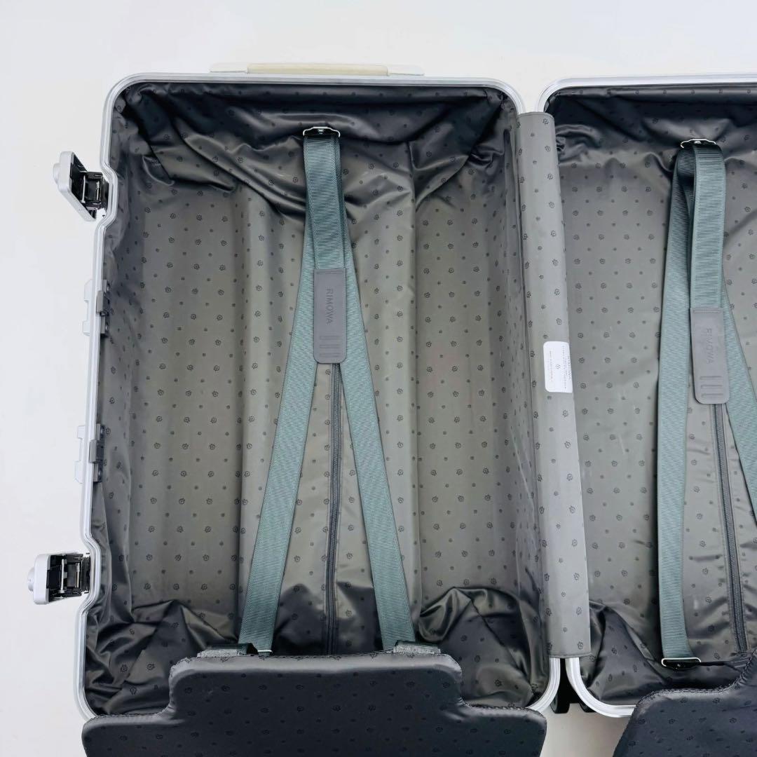 生涯保証 美品 リモワ ハイブリッド チェックイン M 62L TSAロック 白