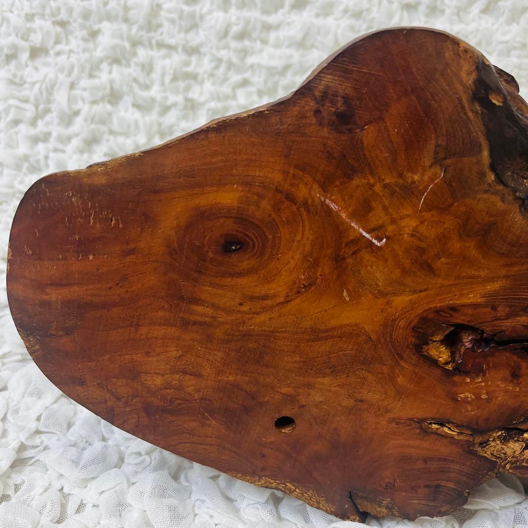 欅けやき 天然木 インテリア 和室置物一枚板 玄関飾りオブジェ衝立 昭和レトロ