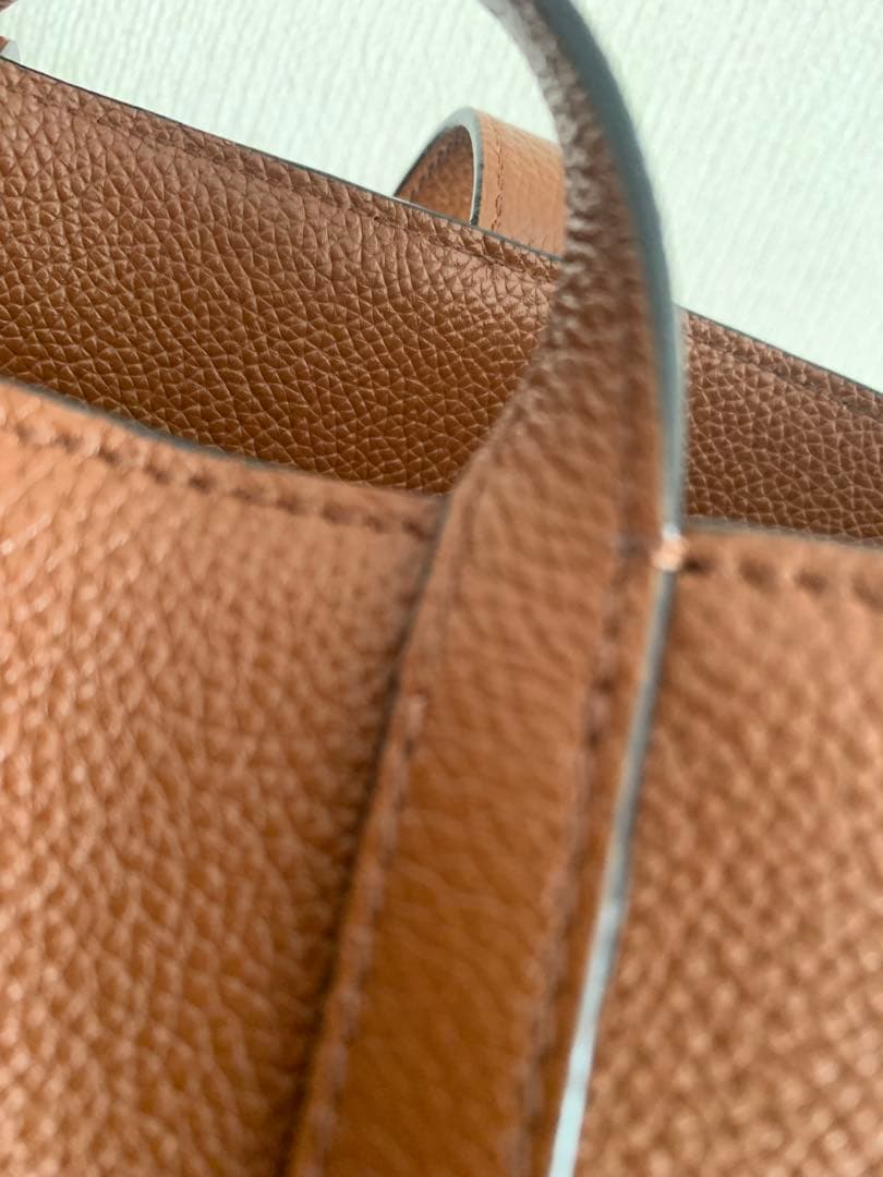 デメリエー ブラウンレザートートバッグ　DEMELLIER/Vancouver