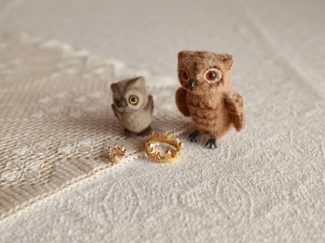 * vintage owls ❀ おちゃめな フクロウさん set