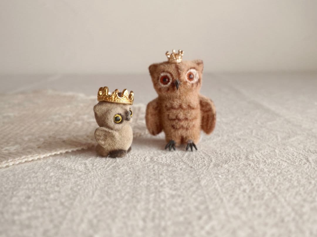 * vintage owls ❀ おちゃめな フクロウさん set