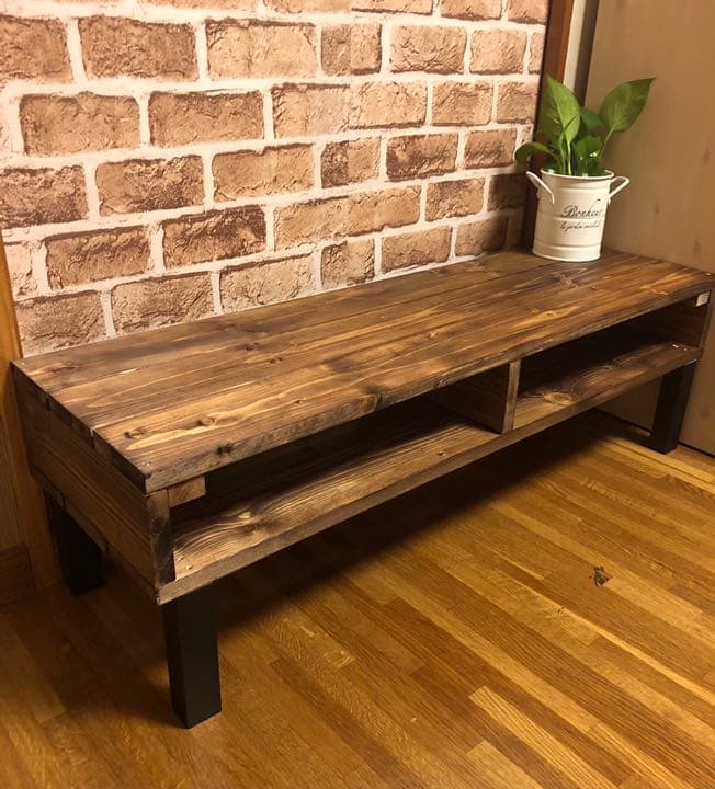 アンティークシンプル木目調センターテーブル 新品