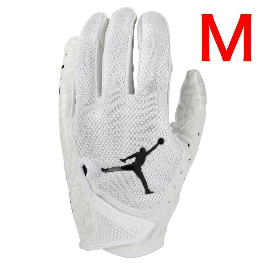 【新品】 アメフト Jordan Jet 7.0 グローブ　WHITE　M