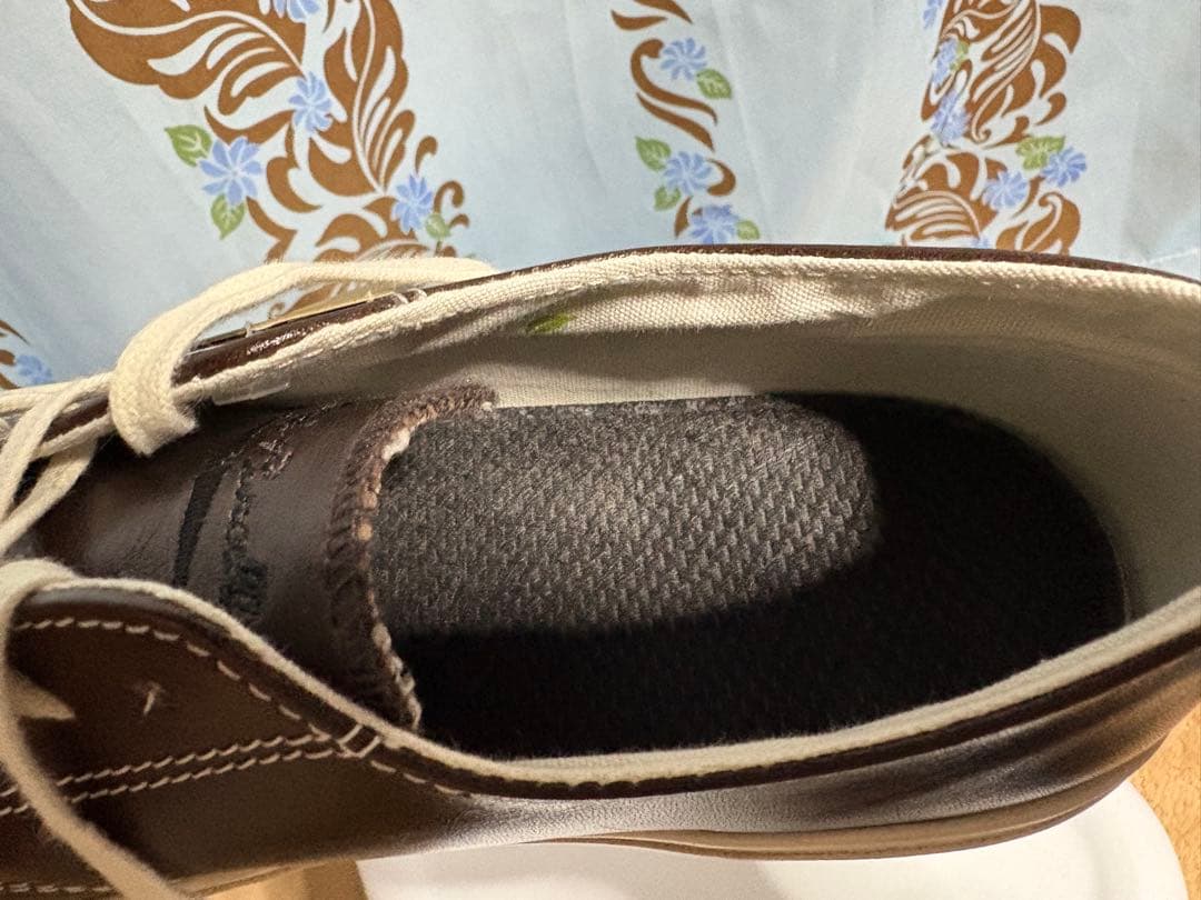 か*ぼ様 コンバース　ジャックパーセル　オリーブグリーンレザー　ダークブラウン