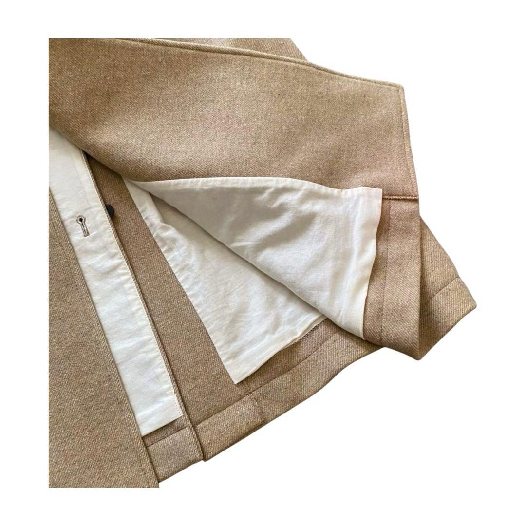 GALERIE VIE ギャルリーヴィー　ウールコットンツイードバルカラーコート