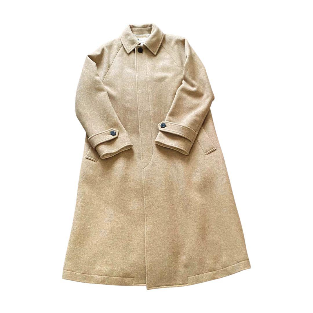 GALERIE VIE ギャルリーヴィー　ウールコットンツイードバルカラーコート