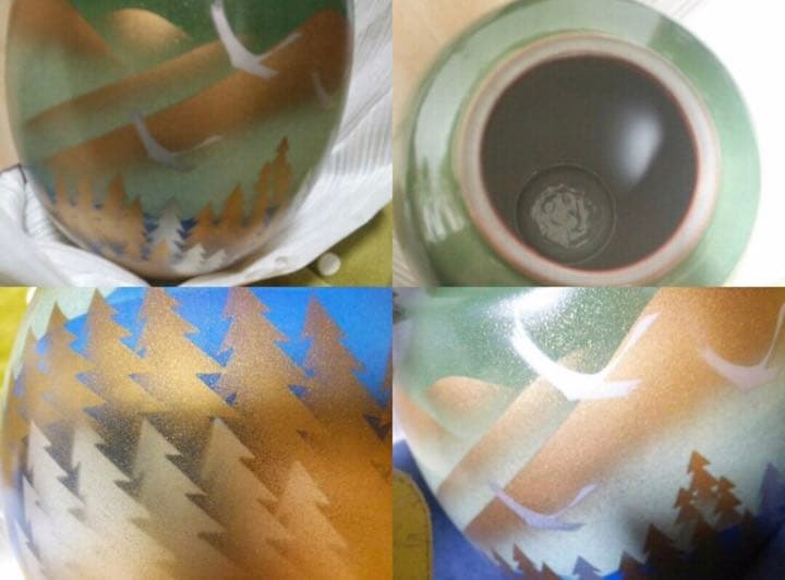 超高級‼️九谷焼‼️花瓶茶道花道生花