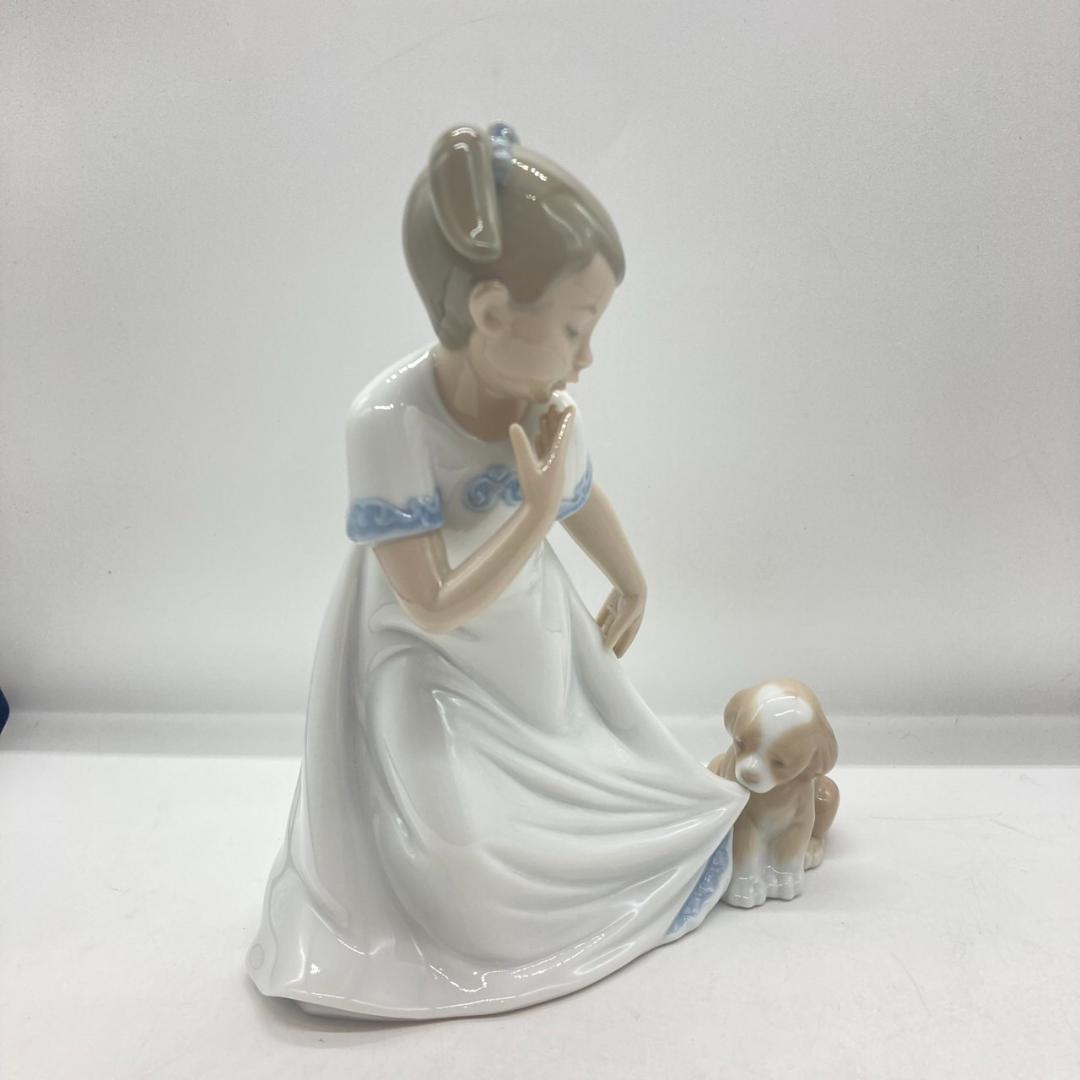 ▼LLADRO NAO　フィギュリン　ひっぱらないで　1434　箱つき