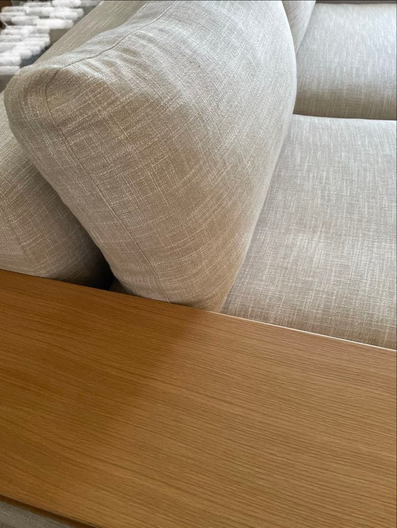 ACTUS BUILD ソファ（バッククッション＋1アーム+ウッドアーム）