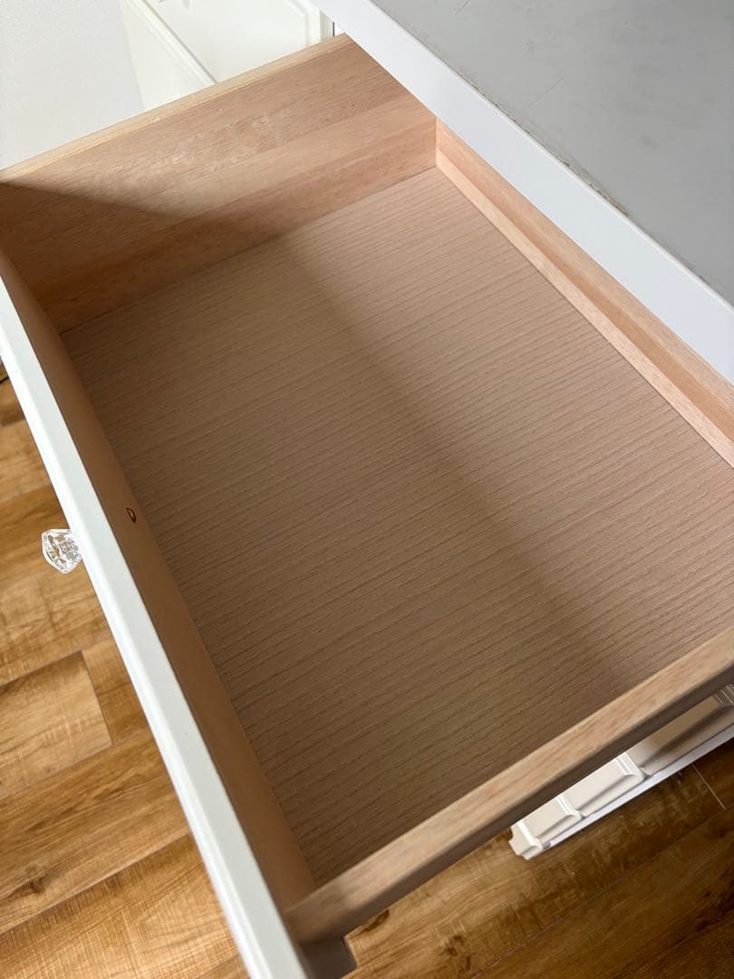 【9/28限定価格】ニトリ　アルファタカバ ローチェスト ホワイト　プリンセス