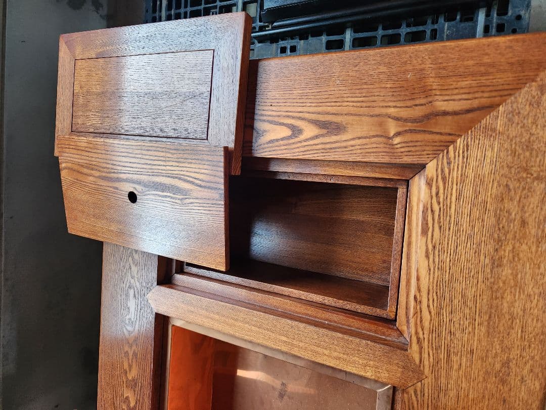 長火鉢美品✨囲炉裏テーブル昭和レトロ火鉢古民家家具希少い草座布団付き