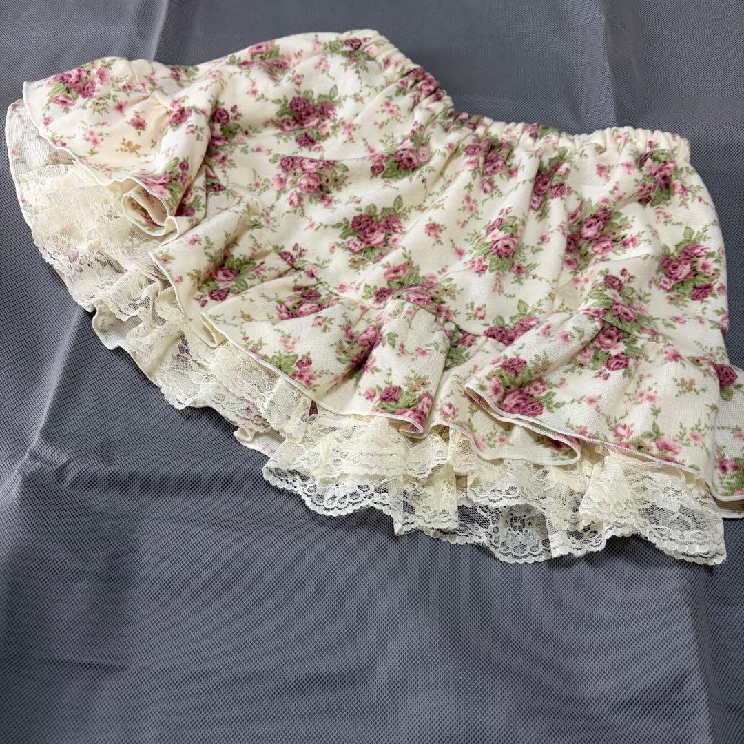 LIZLISA 花柄ミニスカート