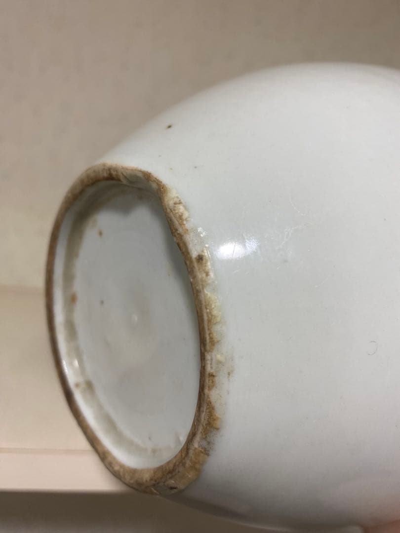 明代 甜白釉 缶 唐物 欧府釉 白磁 古美術品 骨董品