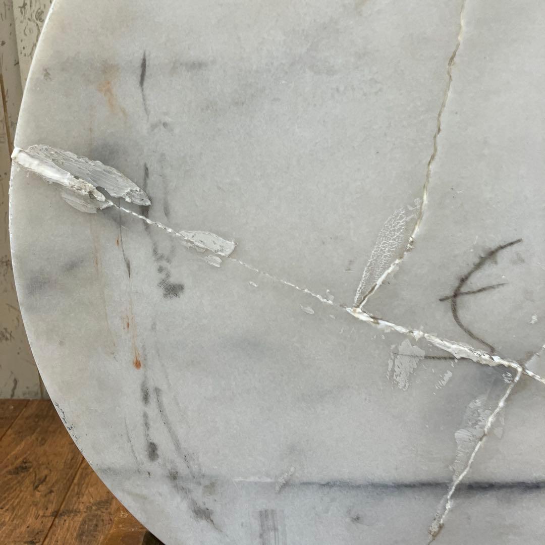 中国美術 古玩 大理石 彫刻 石彫刻 粉彩 飾り物 盤 置物 プレート 円形