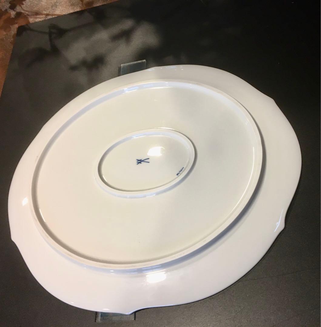 ⭐️38cm青い花　グランドプレート