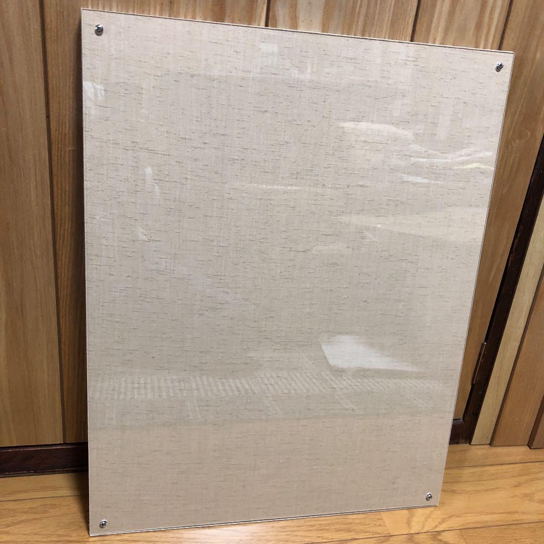 アクリル額  半懐