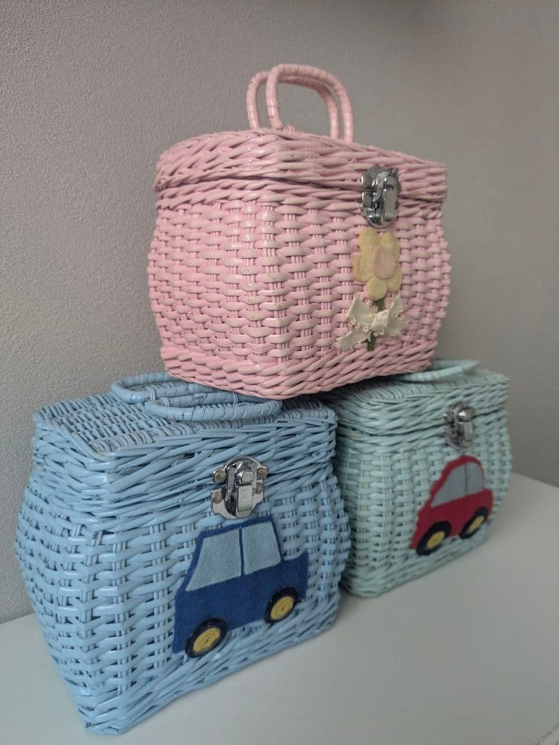 ミニバスケット 籠 昭和レトロ カゴ