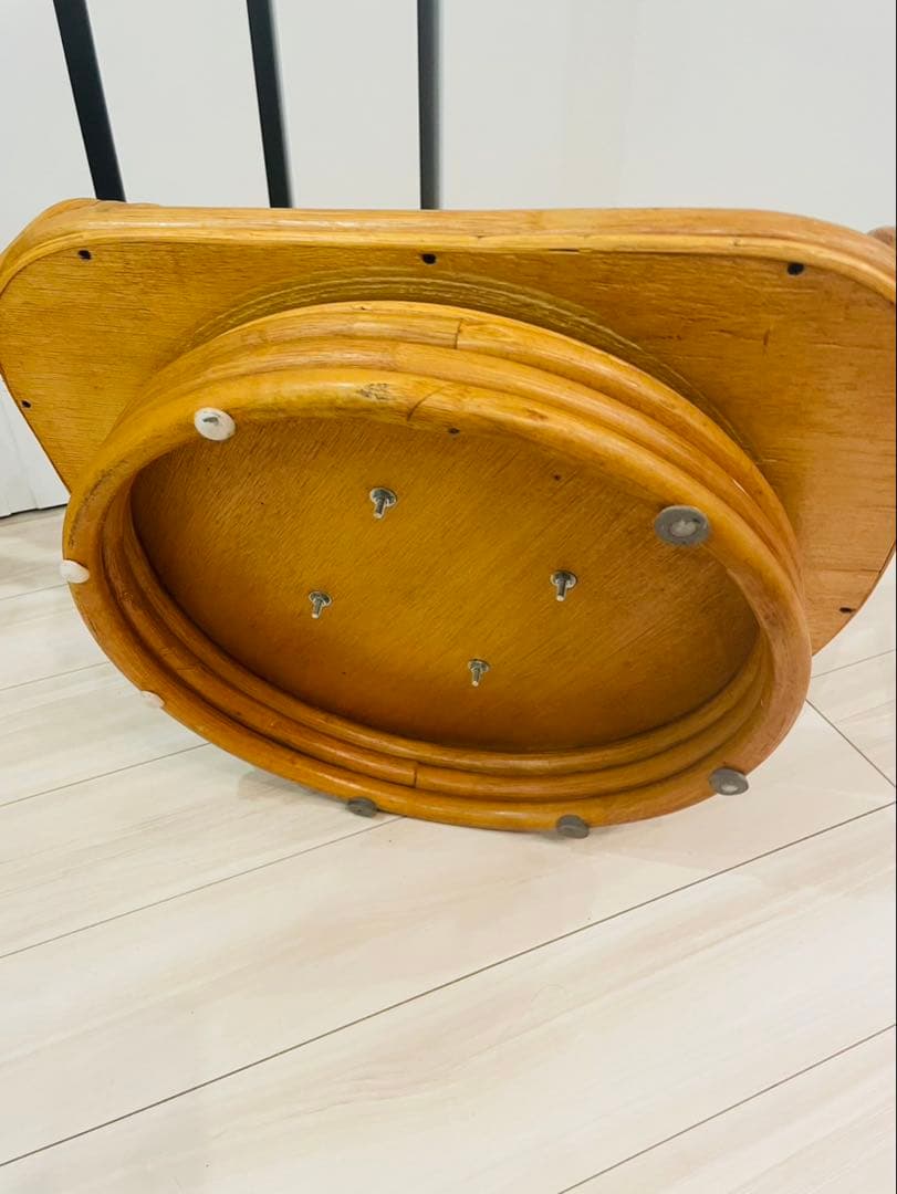 ラタン　回転式座椅子　ローチェア 座椅子　インドネシア製