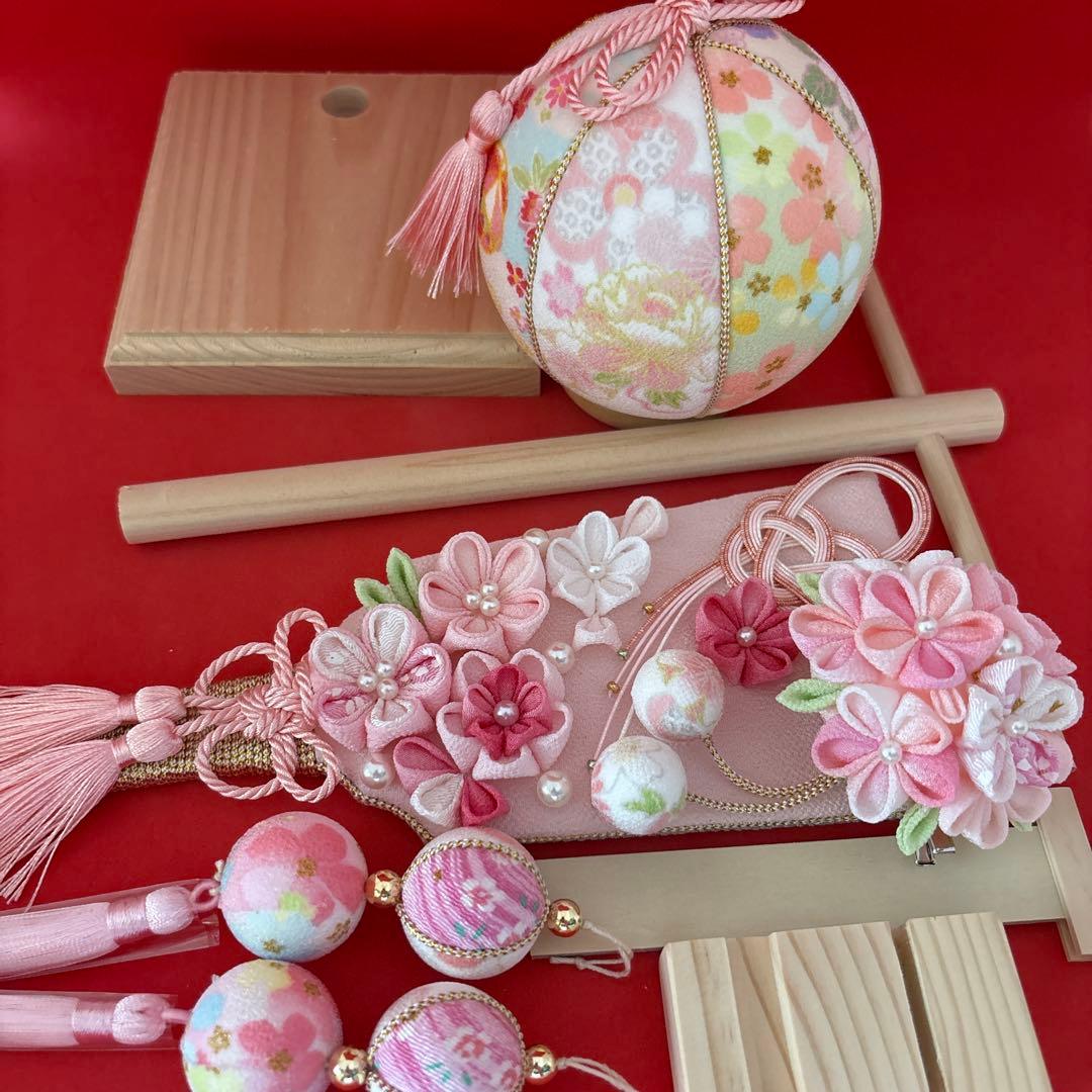 専用　羽子板　お正月飾り　厄除け　つまみ細工　鞠　和玉　ちりめん