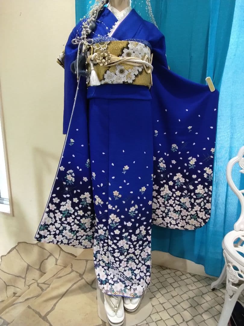 振袖フルセット、鈴乃屋、成人式、重ね衿、帯揚げ帯締め、西陣袋帯、襦袢、ガード加工