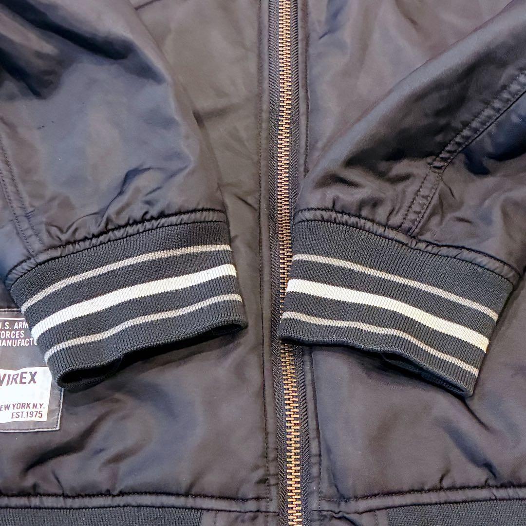 ジャケット・アウター AVIREX NEW YORK HOODED AWARD JACKET