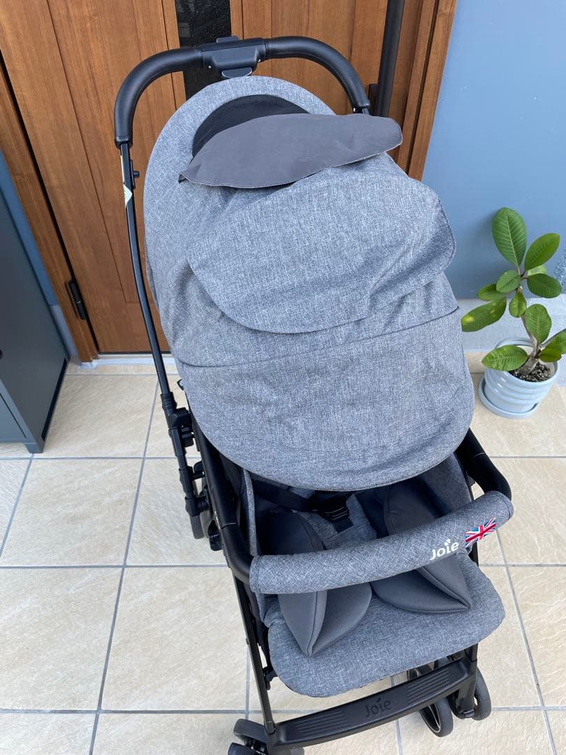 Joie グレー ベビーカー スマバキ　A型　両対面式軽量　折りたたみ　美品
