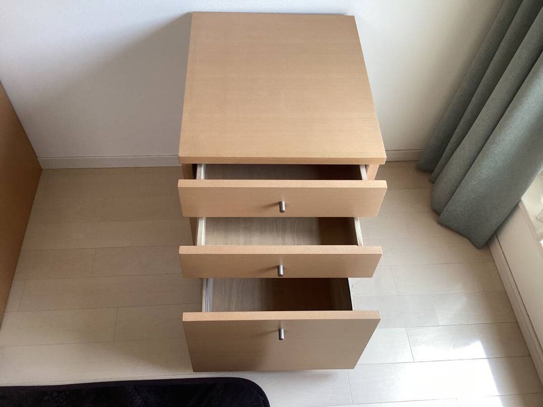 無印良品　ブナ材　キャビネット