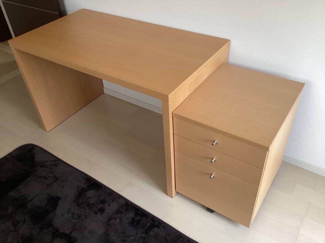 無印良品　ブナ材　キャビネット