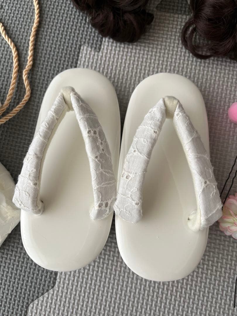 七五三　着物　小物　フルセット　3歳　100センチ　キャサリンコテージ　薄緑