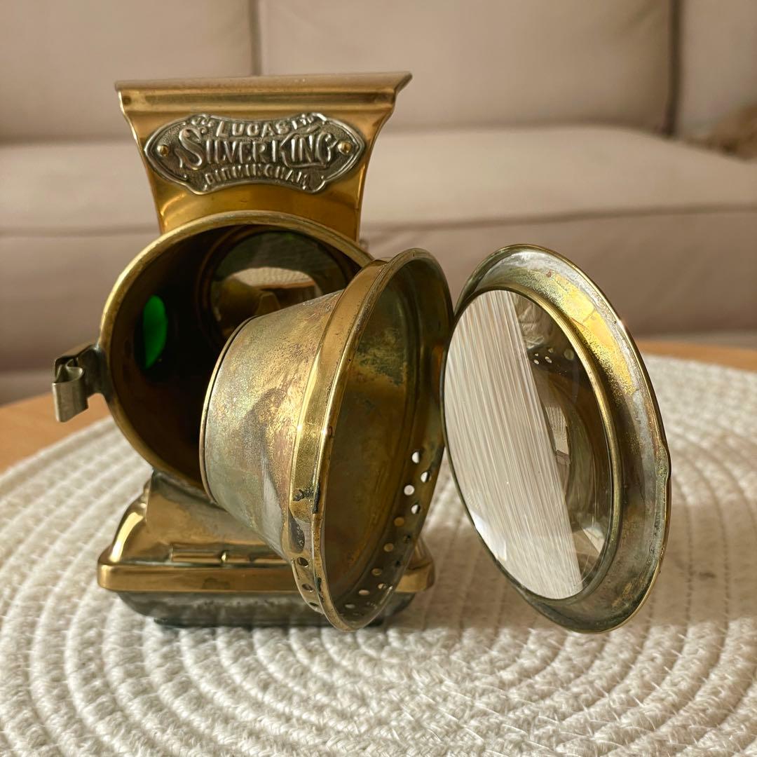 Lucas Silver King オイルランプ（ニッケル版）バイシクルライト