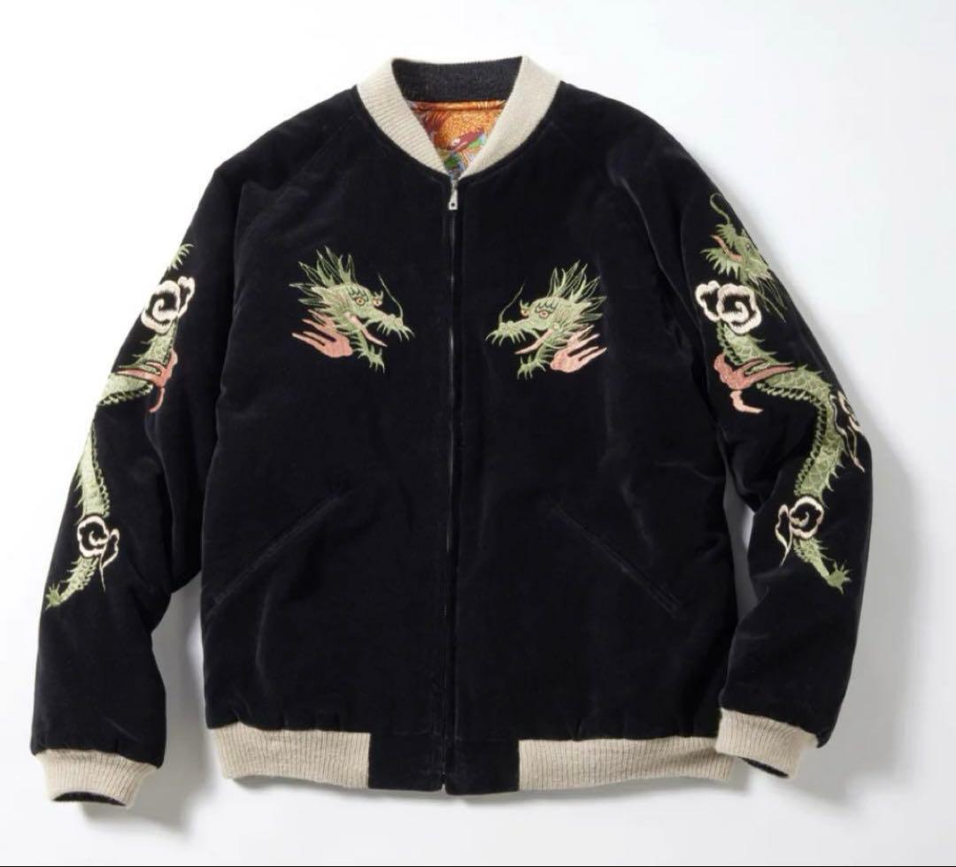 別珍　スカジャン　テーラー　東洋　GOLD 15551 港商　ゴールド　別珍