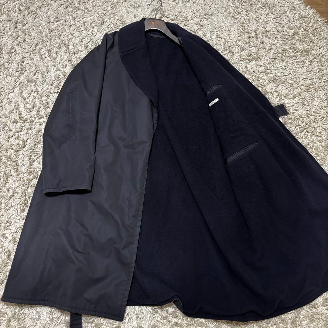 【名作】COMOLI コモリ ウールナッピングタイロッケンコート ネイビー 1