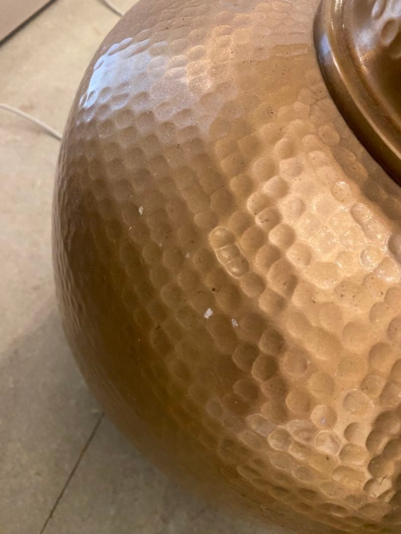 ゴールドフロアスタンド ハンマード仕上げ