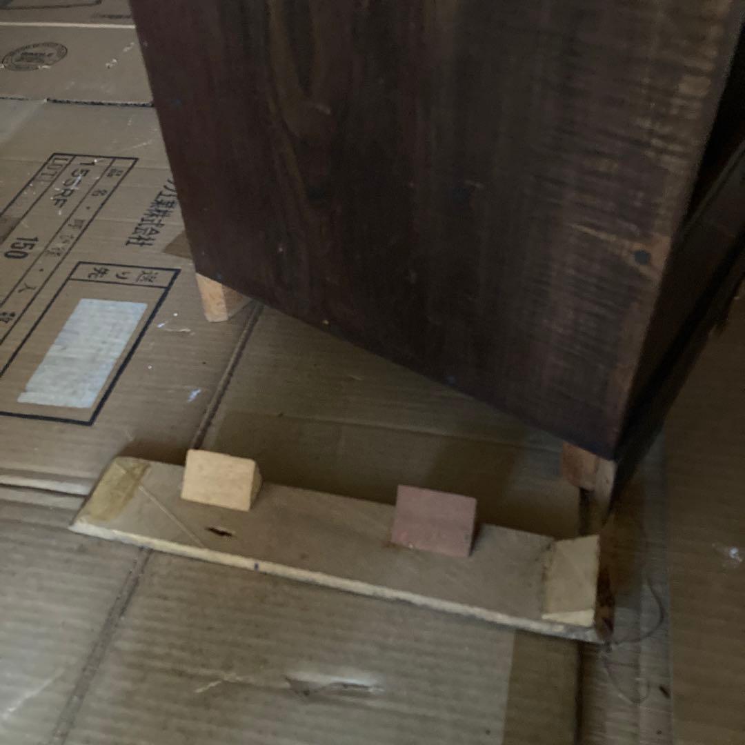 茶箪笥(違い棚付)　昭和初期アンティーク、ビンテージ