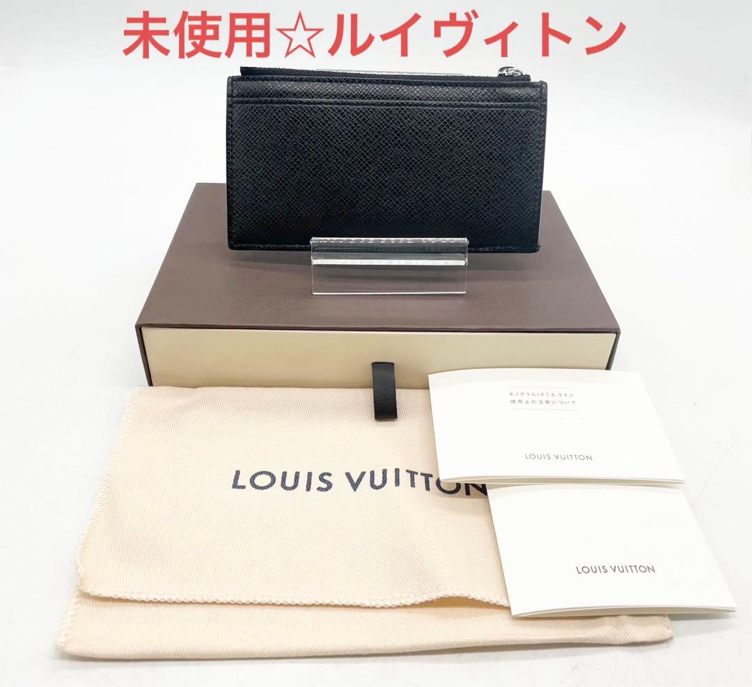 T1436 未使用☆ ルイヴィトン ミニ財布 タイガ ノワール ケース