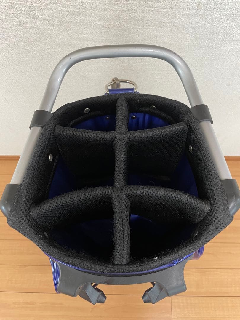 マスターバニーエディション キャディーバッグ エナメル ブルー