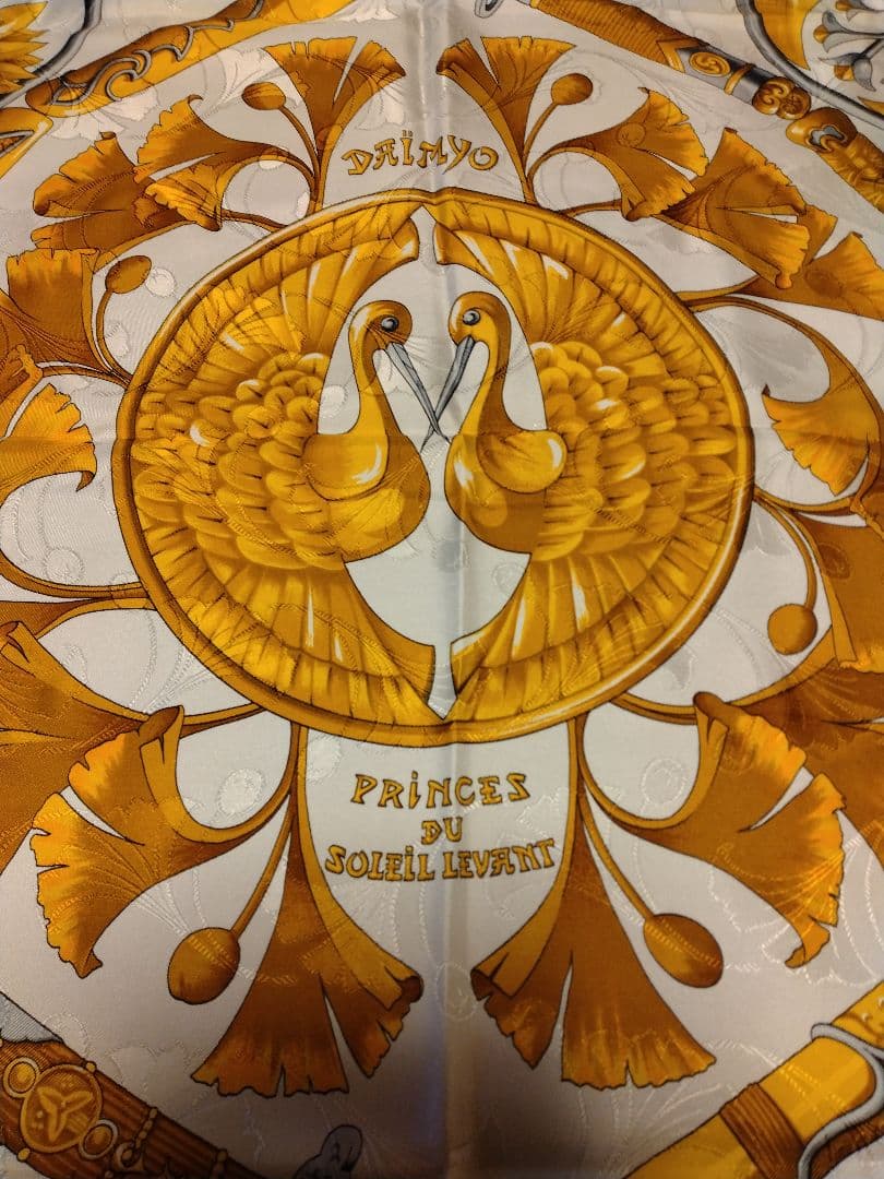 【HERMES】エルメス スカーフ カレ90 DAIMYO 日出る国の皇子