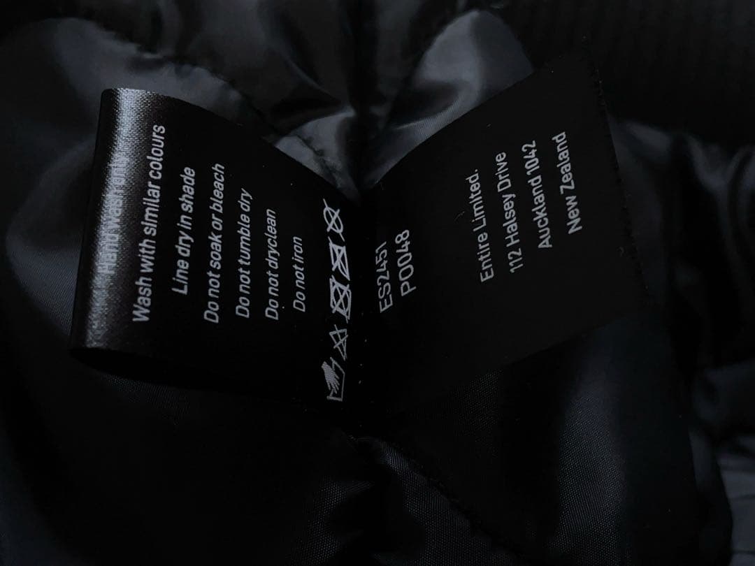 エンタイアスタジオ MOTO BOMBER PADDED JACKET S 黒