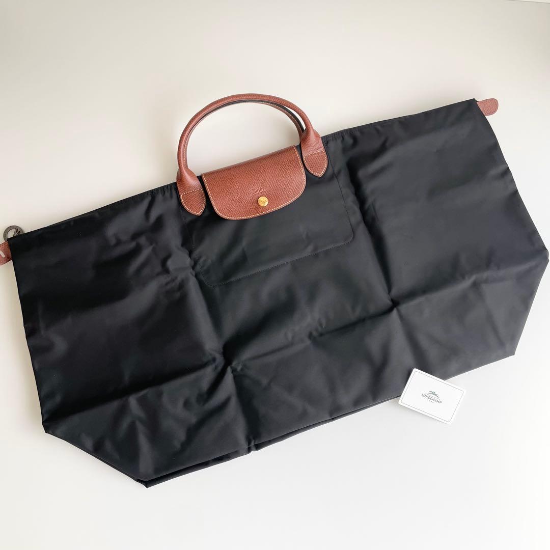 ロンシャン ルプリアージュ XL トラベル用 大判 トートバッグ 折りたためる