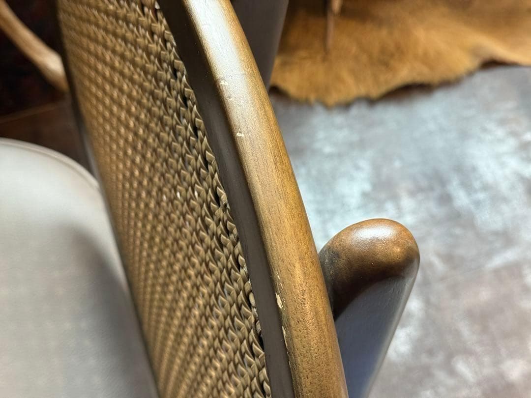 ラタン　ローチェア　カゴメ編み　韓国インテリア　モダン　座椅子　nYZ