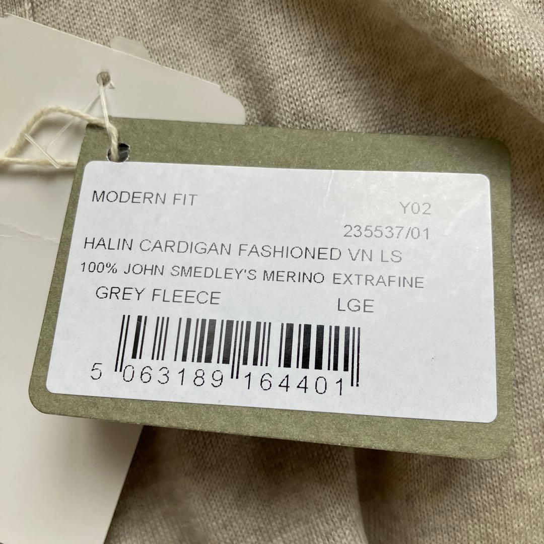 未使用　john smedley HALIN 長袖ニットカーディガン | 30G