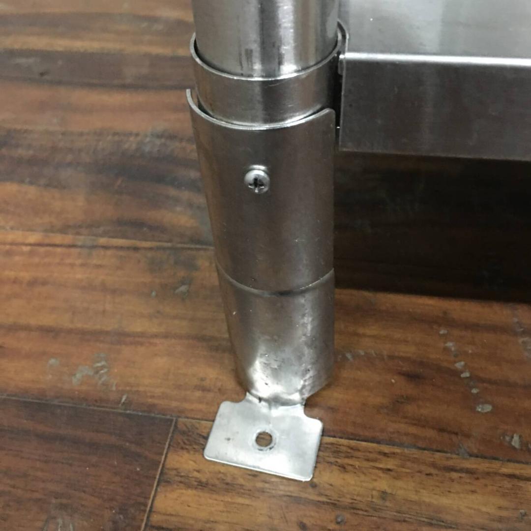 マルゼン ステンレス作業台 W60×D50×H82cm 高さ調節可能 業務用