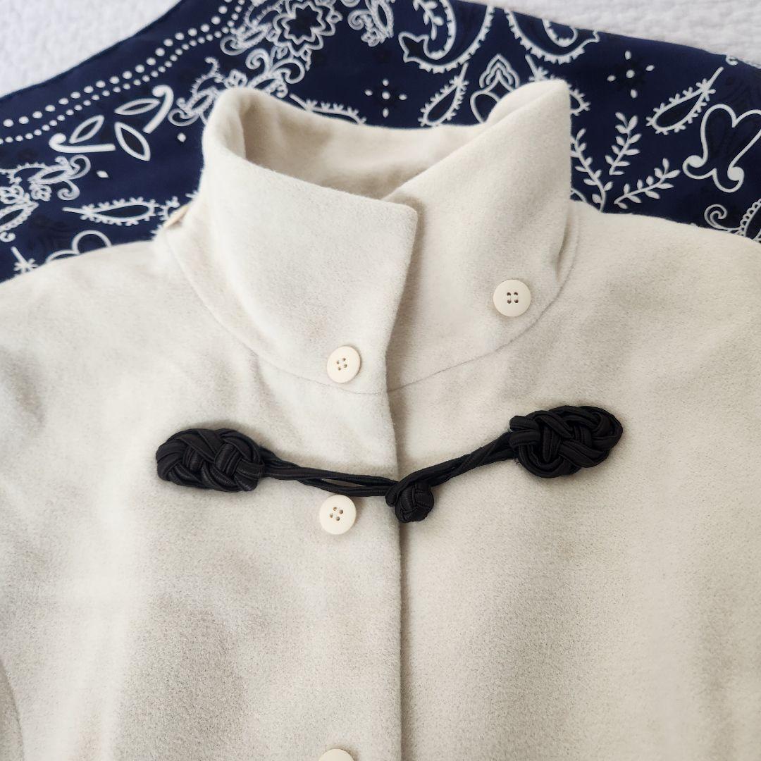 アンゴラ混★VIVIENNE TAM　ヴィヴィアンタム　チャイナボタン　コート