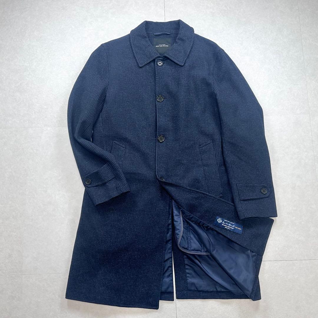 グリーンレーベルリラクシング ロロピアーナ ステンカラーコート ライナー付