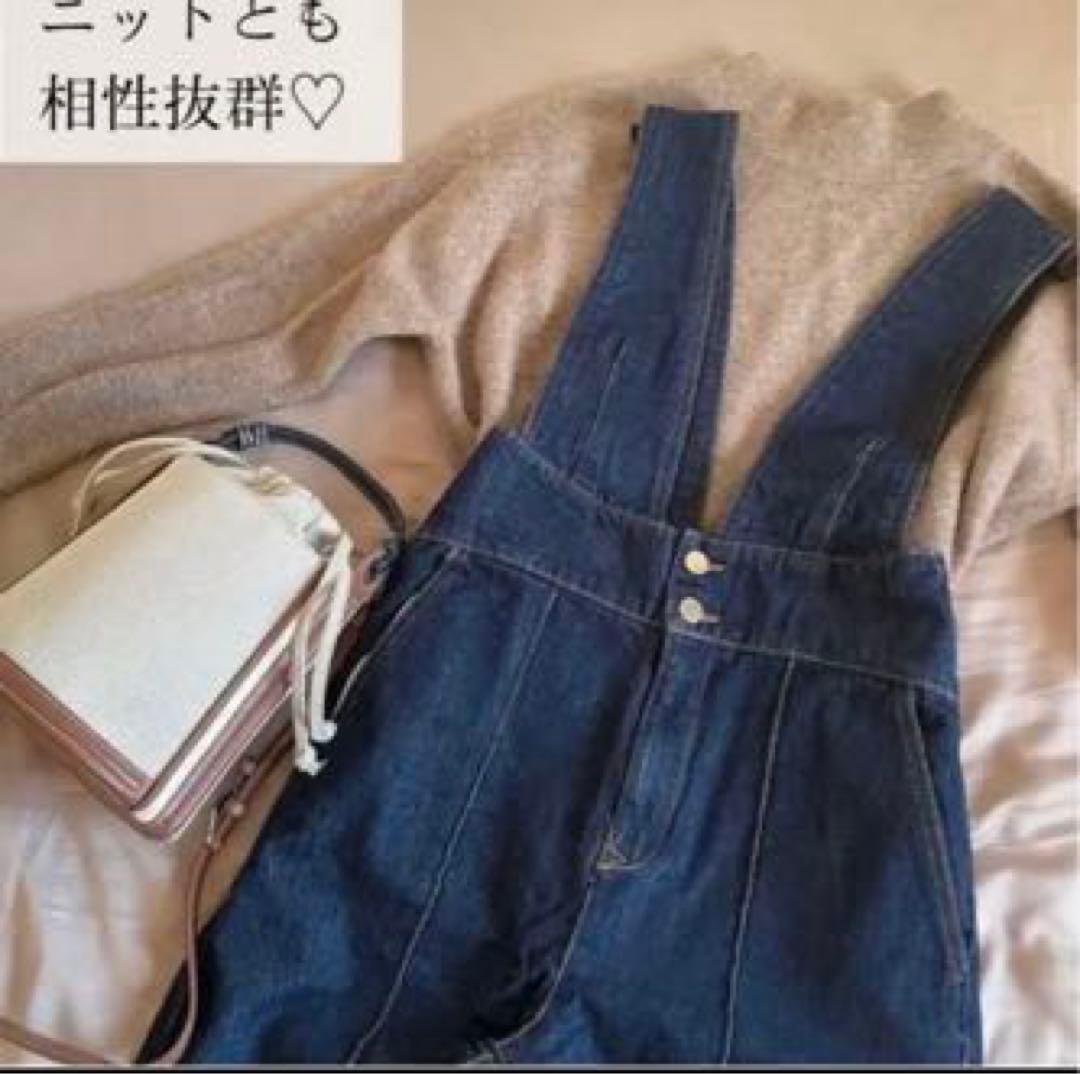 ZARA デニム サロペット リラックスカット XL オーバーオール ジーンズ